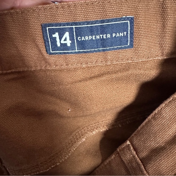 Gap Pants 14 Sable Brown High Rise '90s Loose Carpenter Washwell Straight Leg - Picture 9 of 12